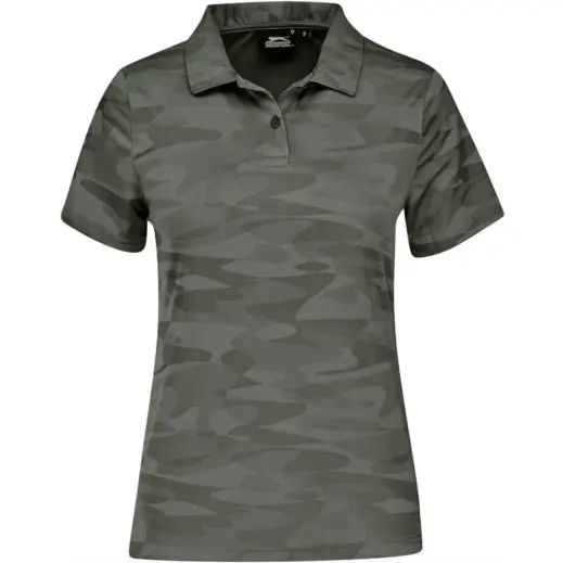 Ladies Volition Golf Shirt Military Green
